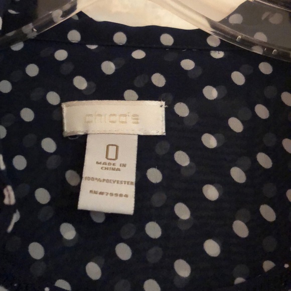 Chico’s sheer blouse with tank (set). - Picture 2 of 7